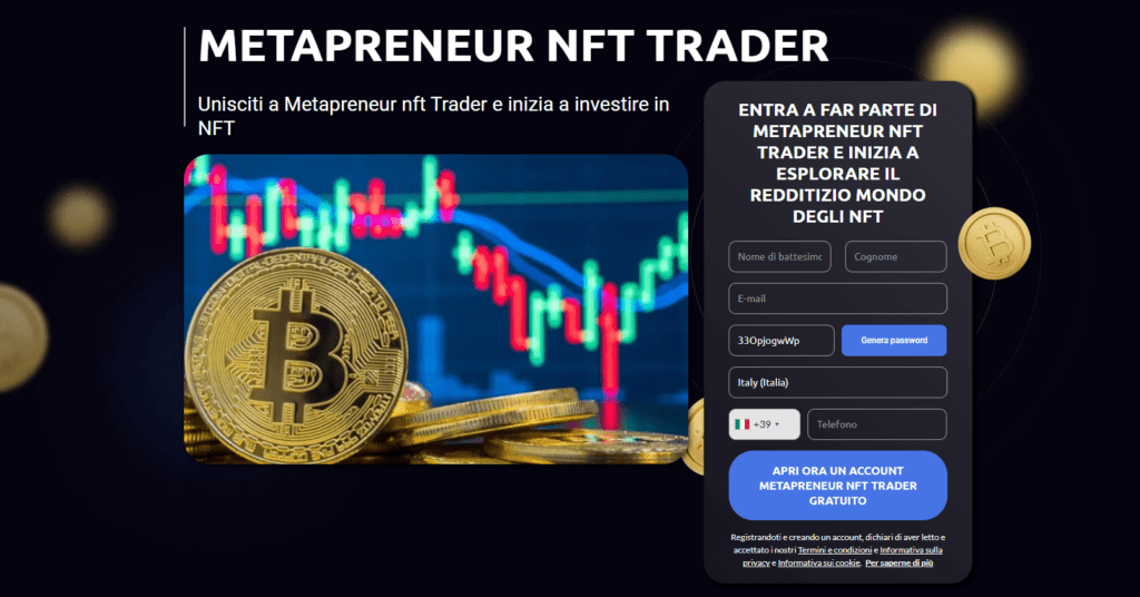 metapreneur nft trader iscrizione