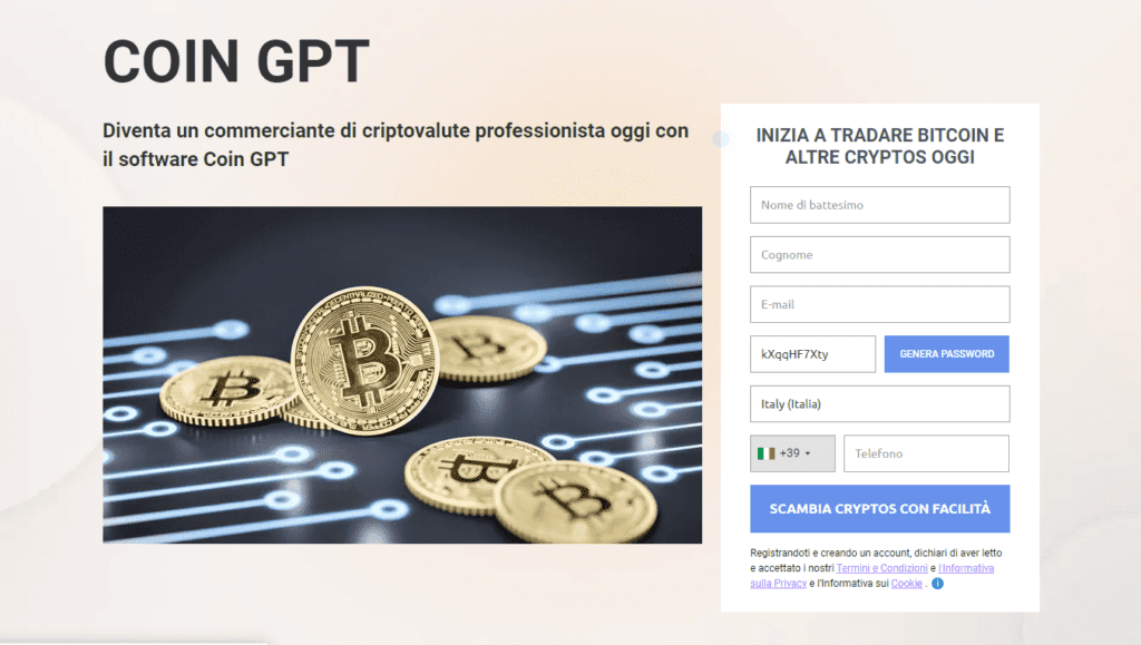 coin gpt iscrizione