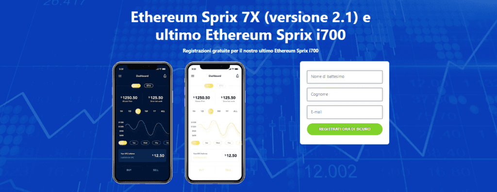 ethereum sprix iscrizione