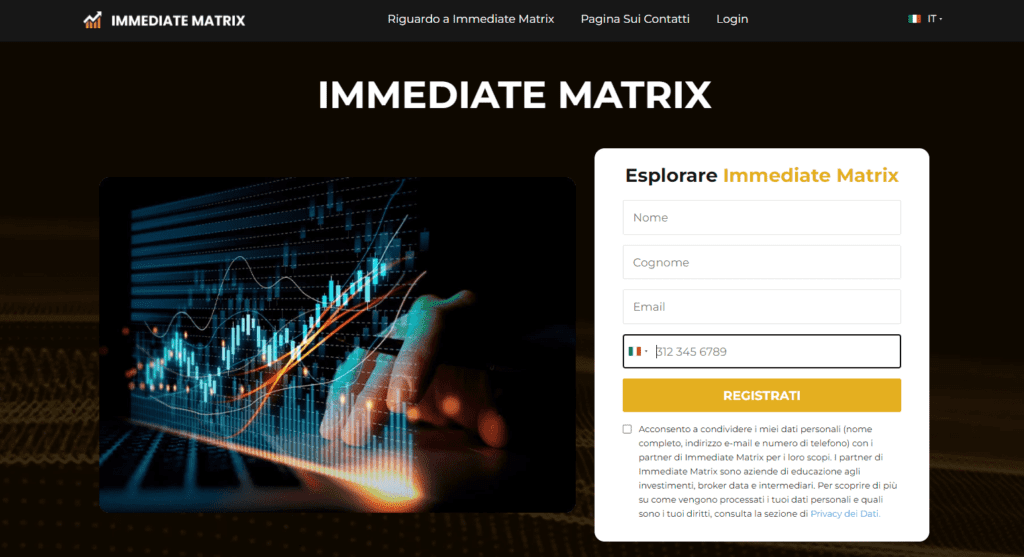 immediate matrix iscrizione