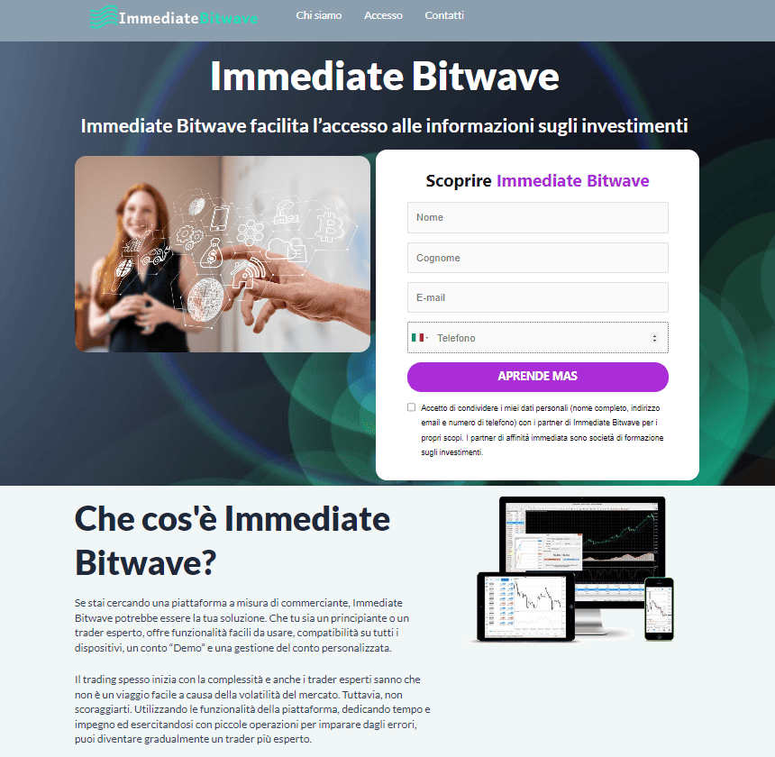 immediate bitwave iscrizione