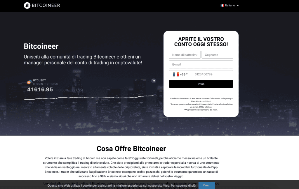 bitcoineer ai iscrizione