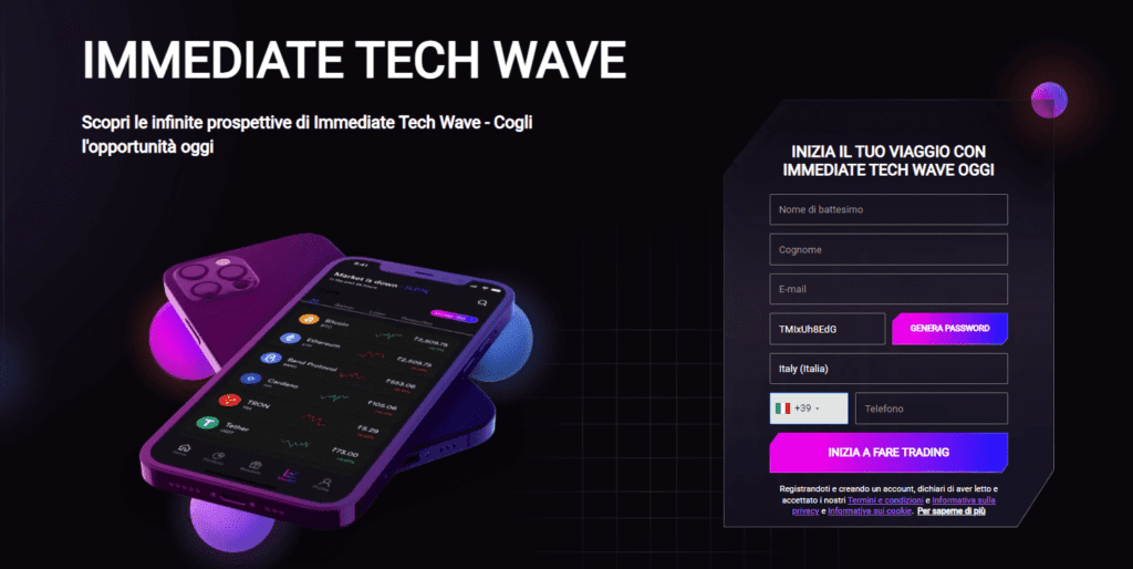 immediate tech wave iscrizione