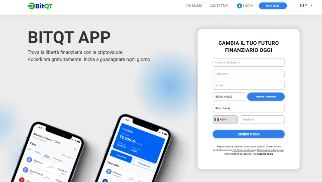 bitqt iscrizione