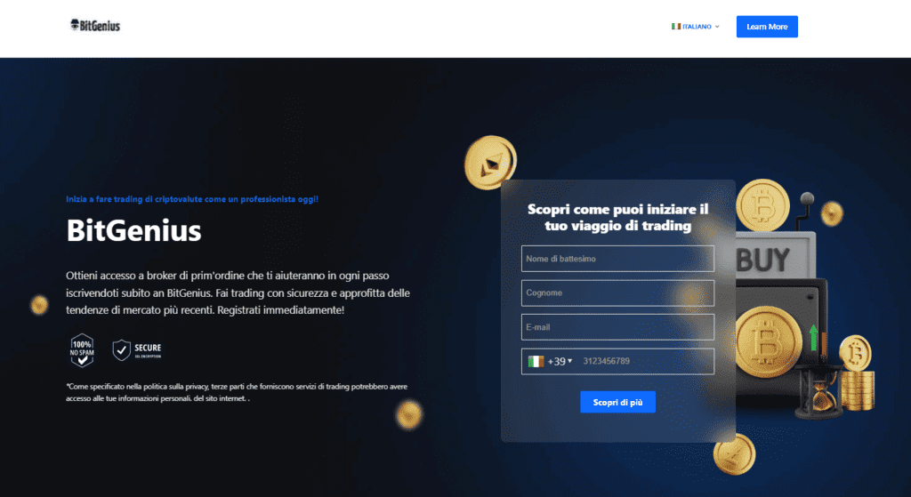 bitgenius iscrizione