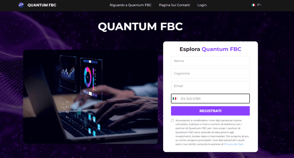 quantum fbc iscrizione