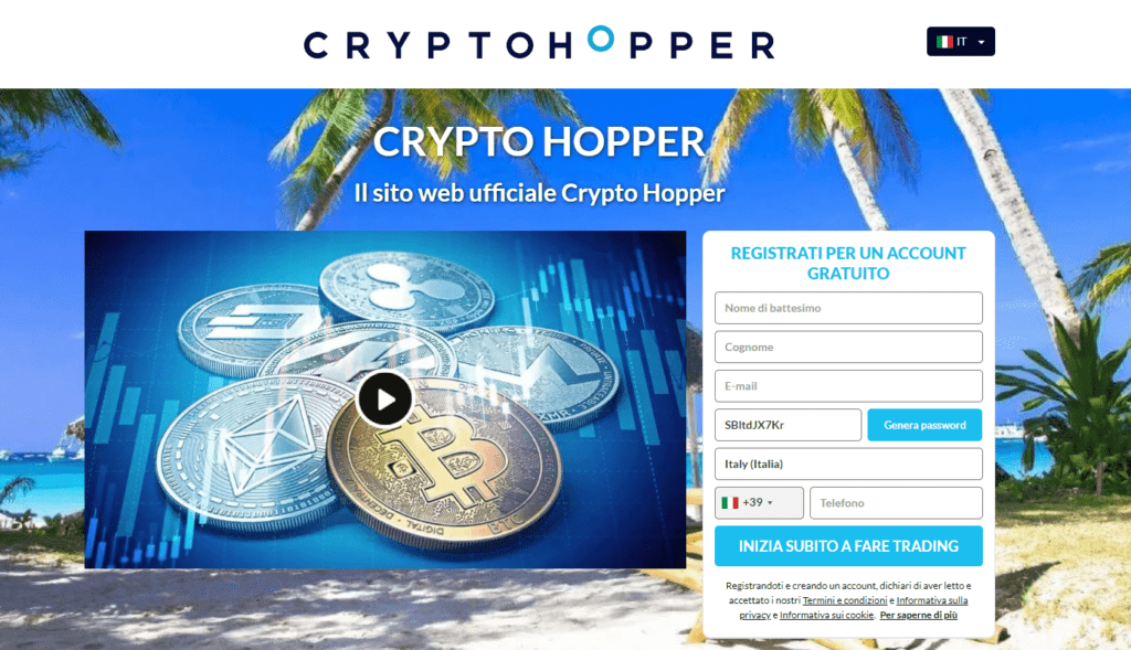 crypto hopper iscrizione