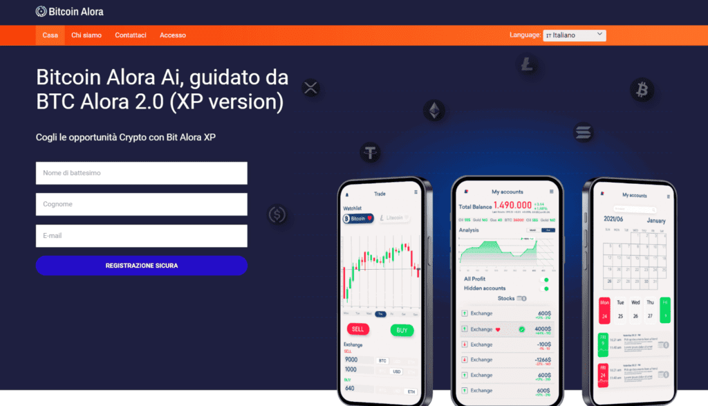 bitcoin alora iscrizione