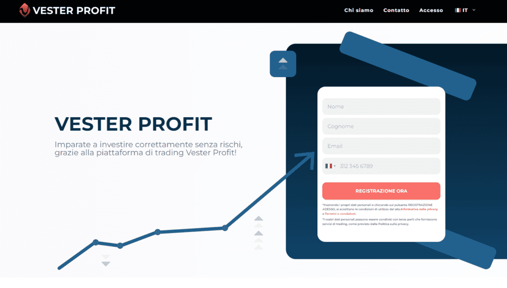 vester profit iscrizione