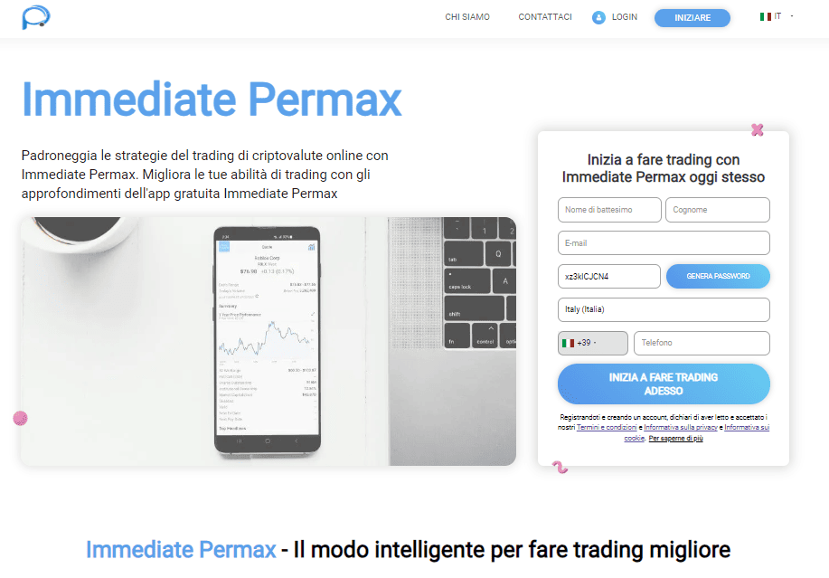 immediate permax iscrizione