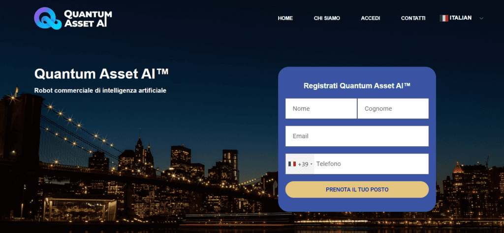 quantum asset ai iscrizione