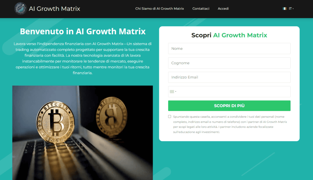 ai growth matrix iscrizione