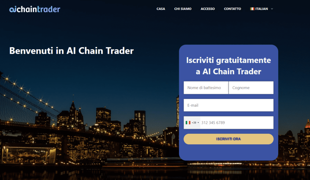 ai chain iscrizione