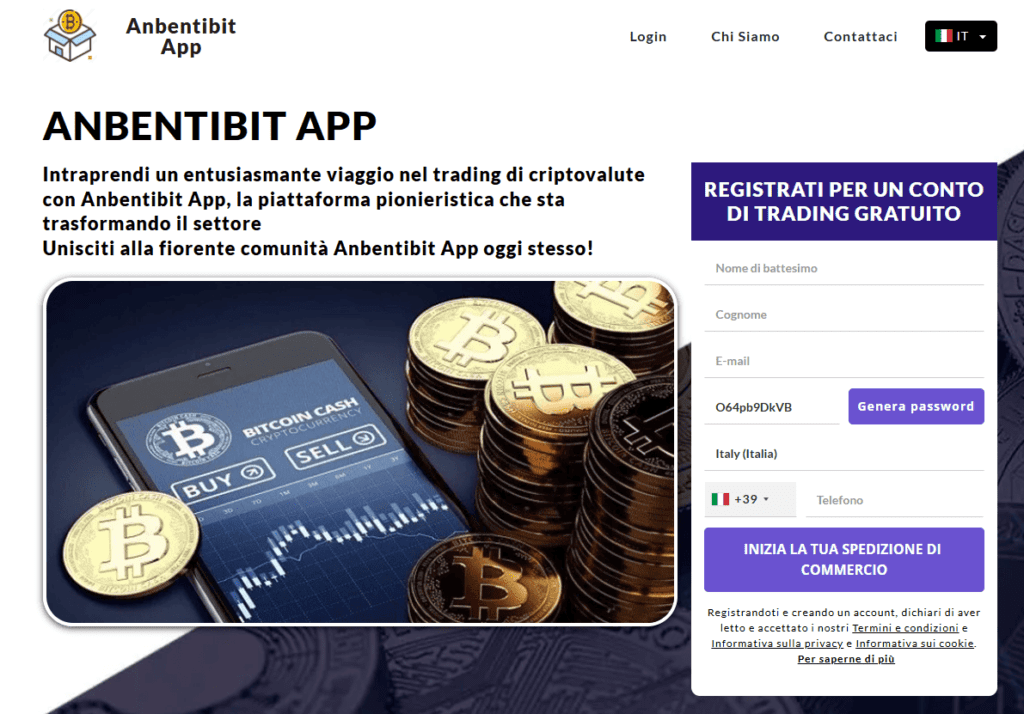 anbentibit app iscrizione