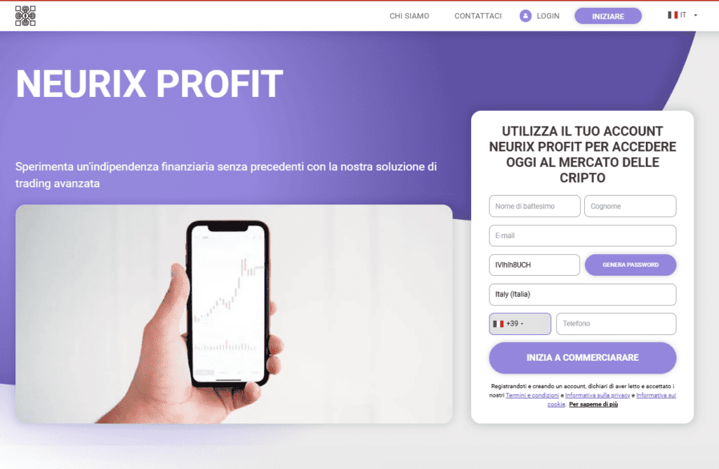 neurix profit iscrizione