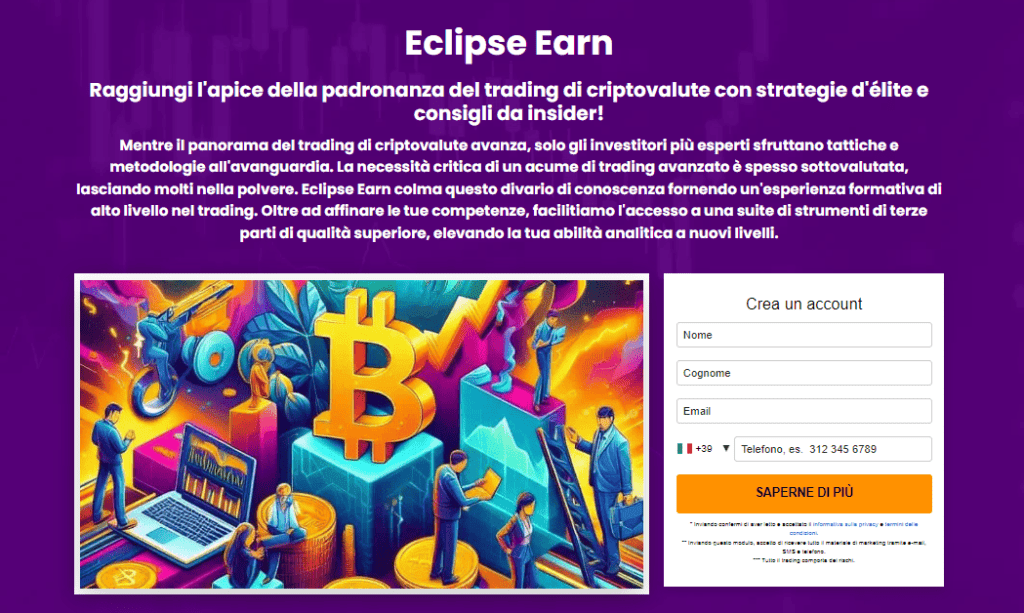 eclipse earn iscrizione