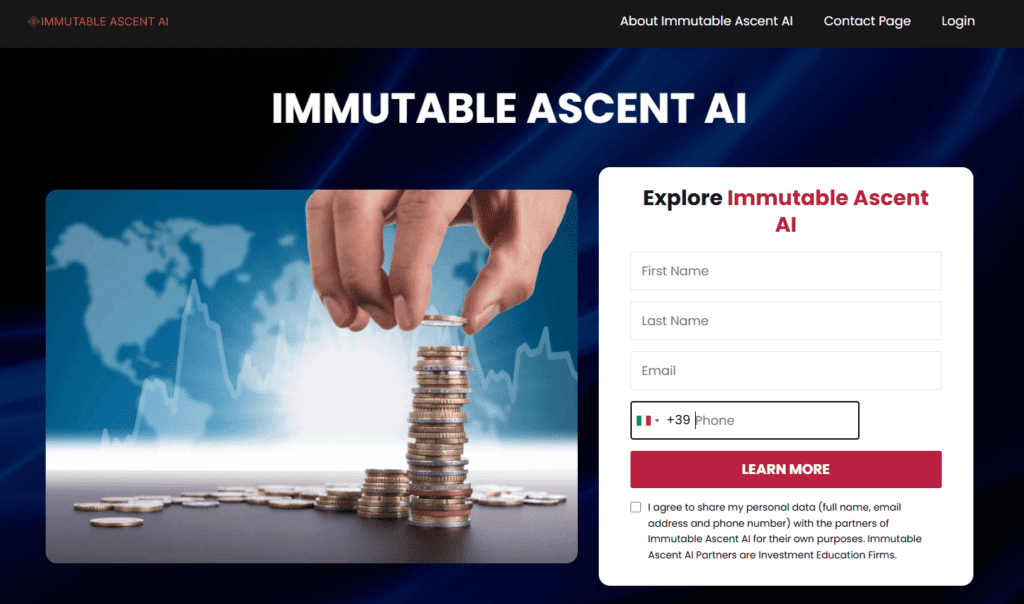 immutable ascent ai iscrizione