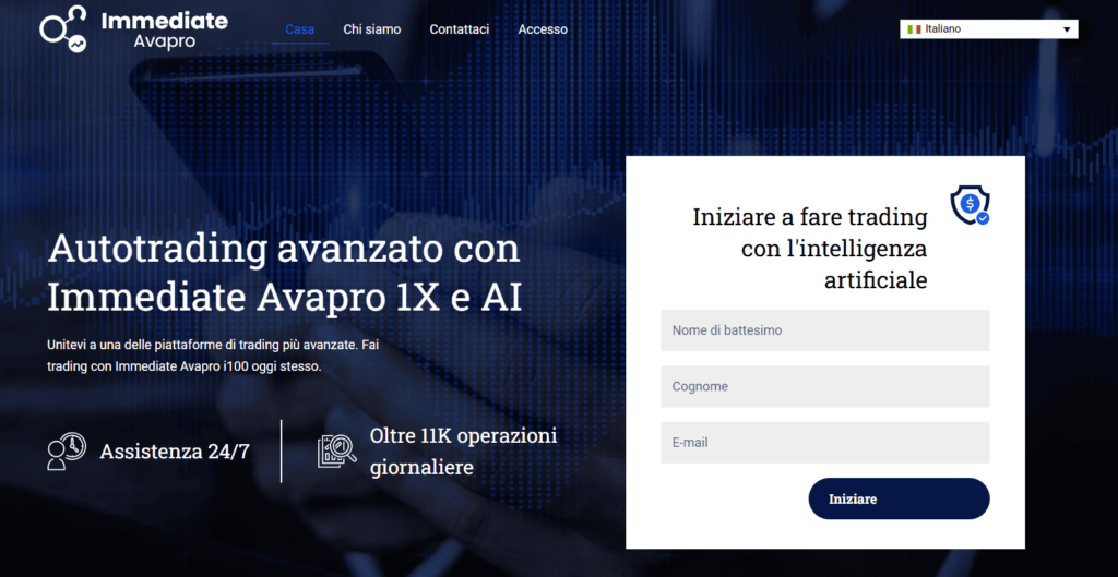 immediate avapro iscrizione