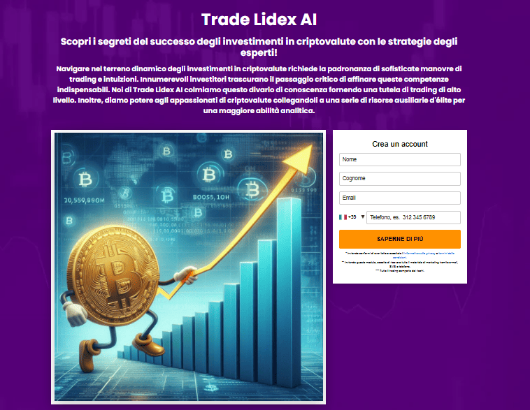 trade lidex iscrizione