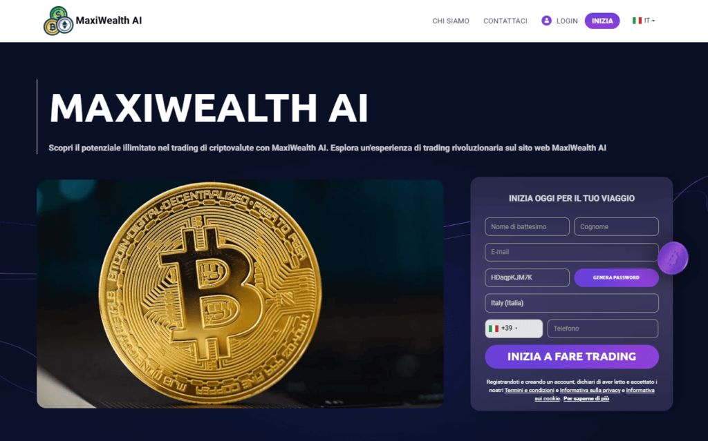 maxiwealth ai iscrizione