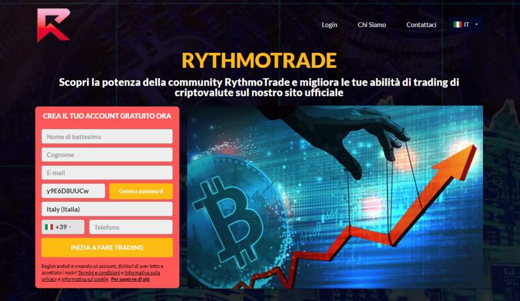 rythmotrade iscrizione