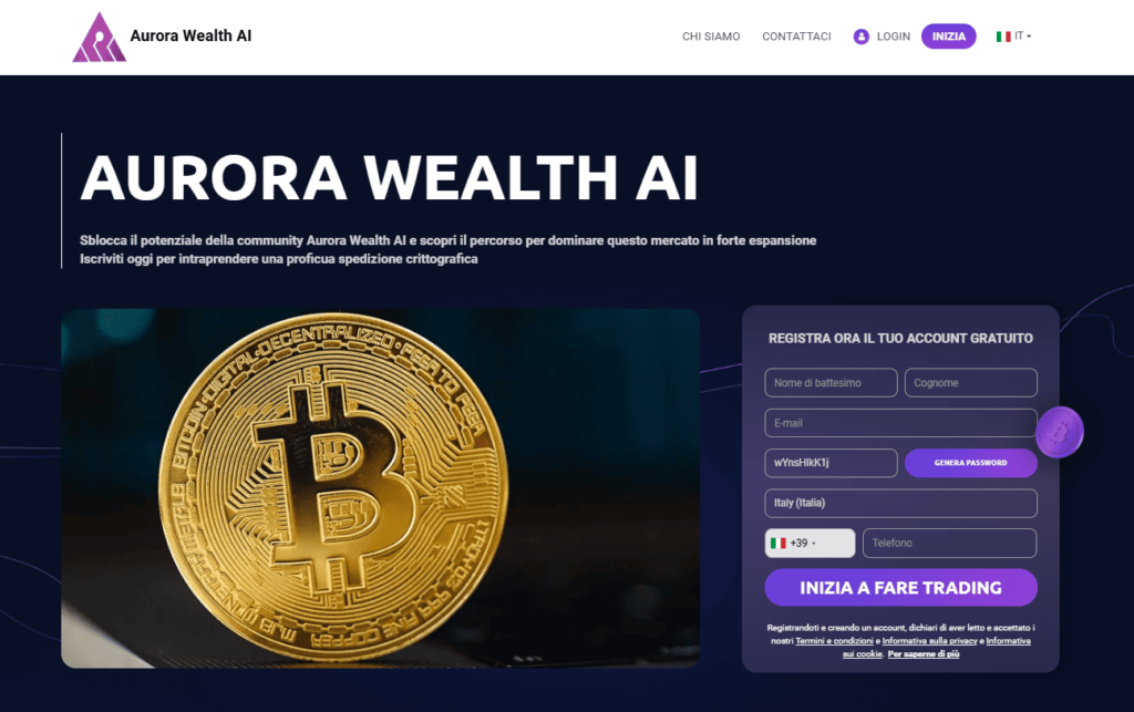 aurora wealth ai iscrizione