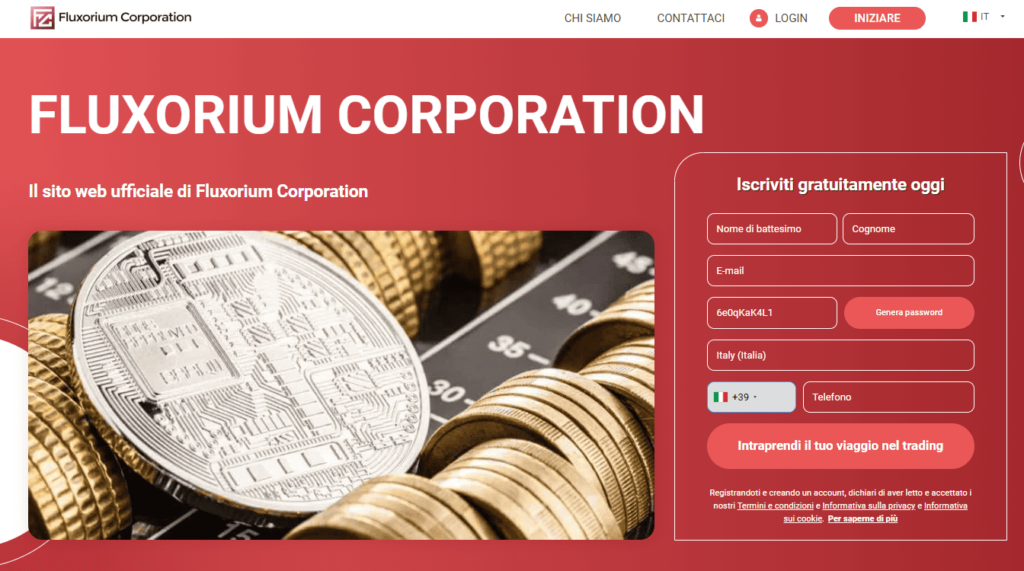 fluxoriumcorporation iscrizione