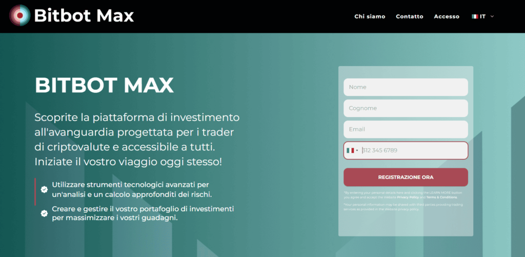 bitbot max iscrizione