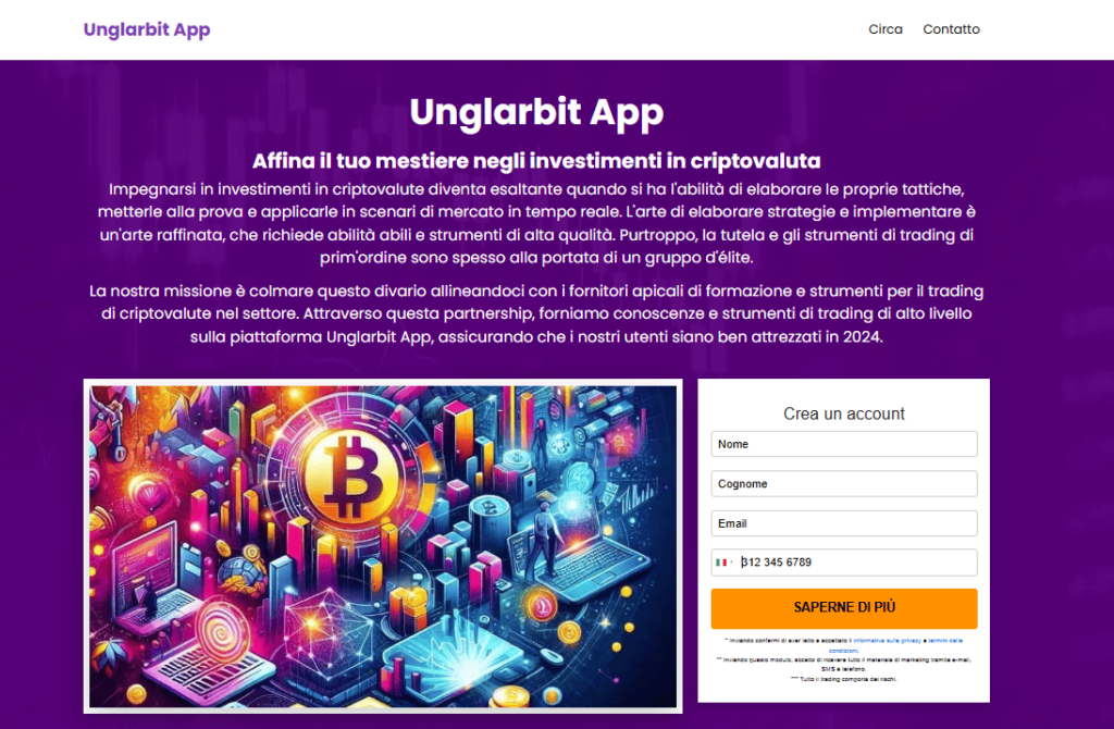 unglarbit app iscrizione