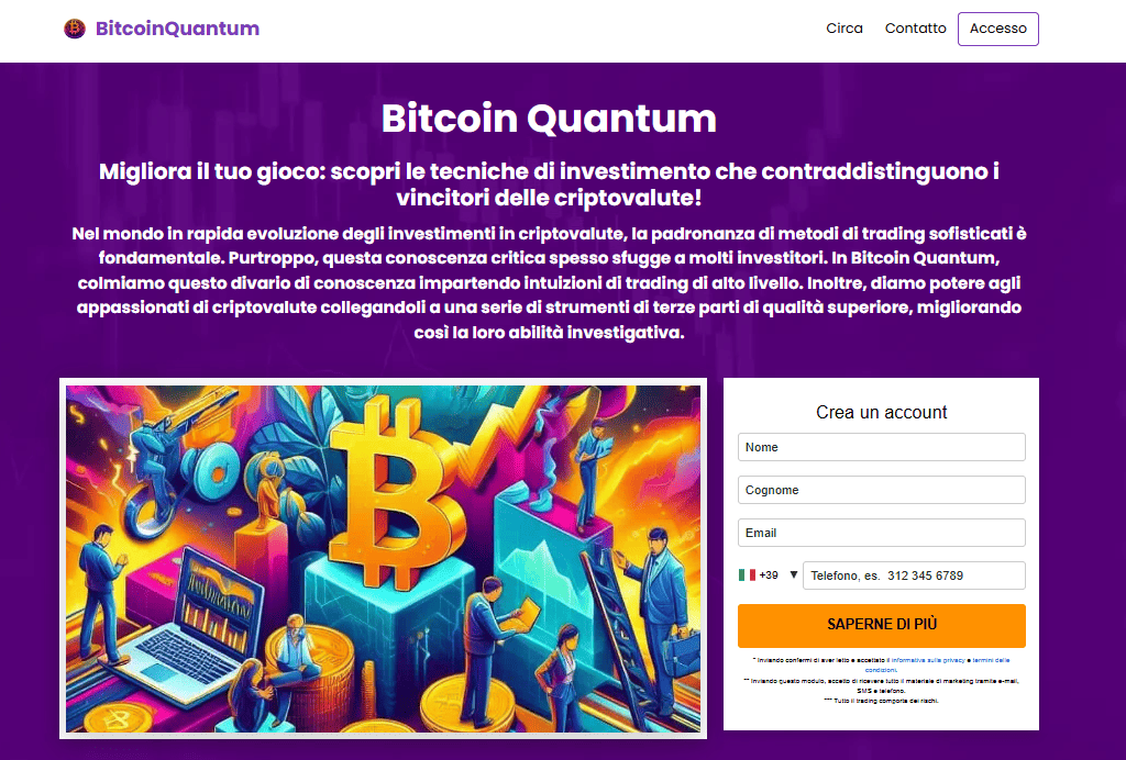 bitcoin quantum iscrizione