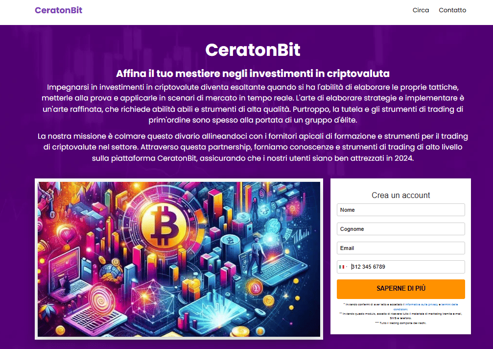ceratonbit app iscrizione