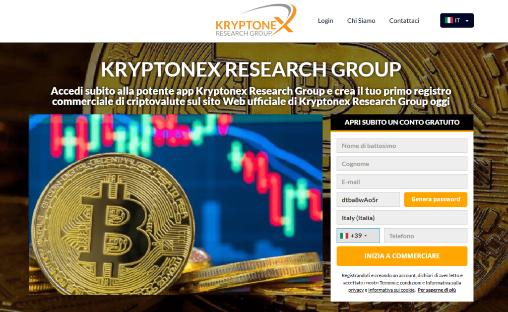 kryptonex research group iscrizione