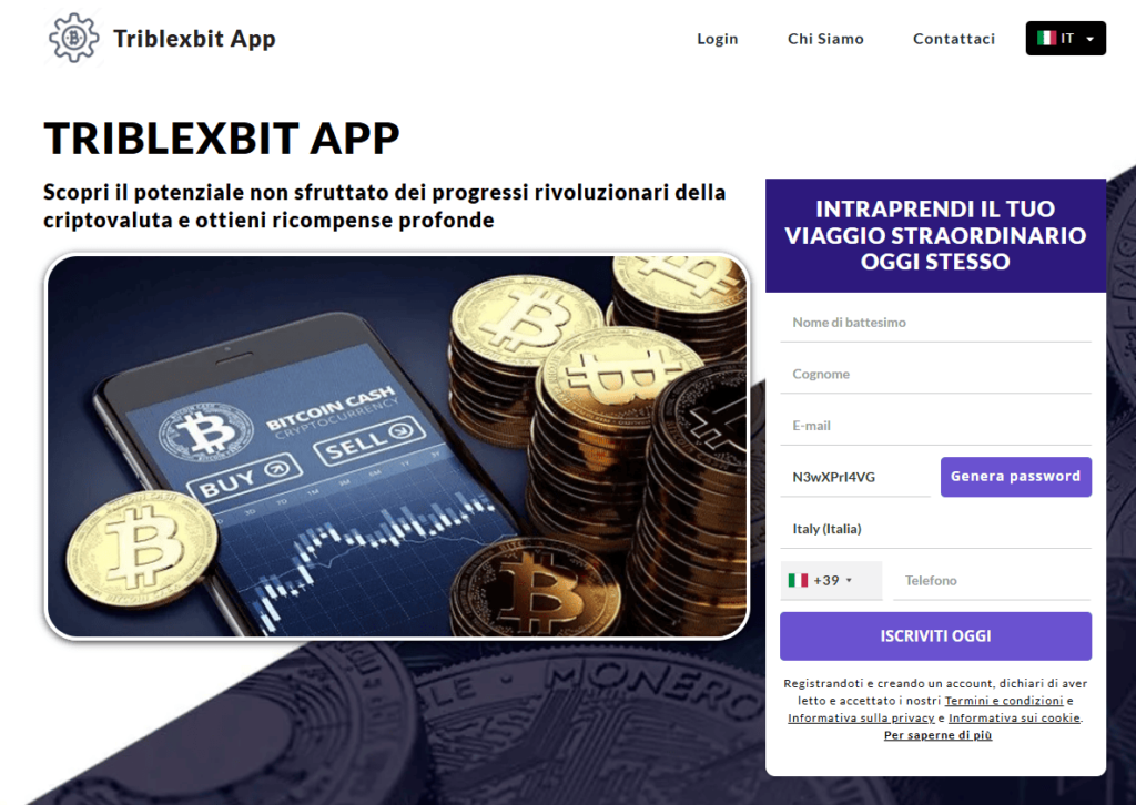 triblexbit app iscrizione