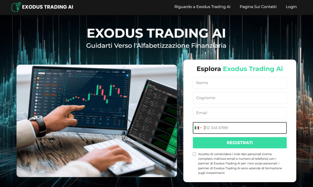 exodus trading ai iscrizione