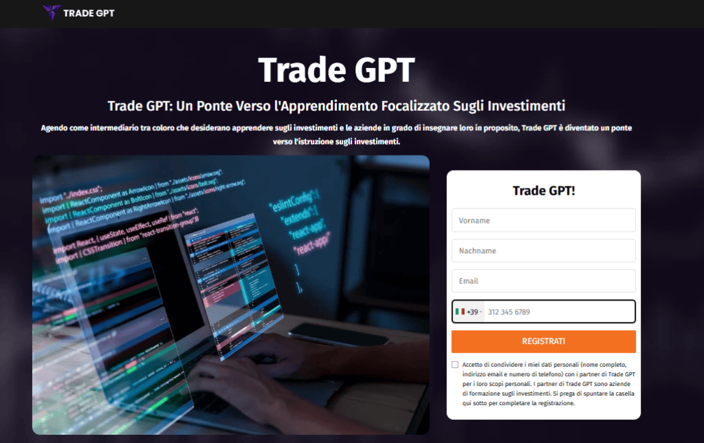 trade gpt iscrizione