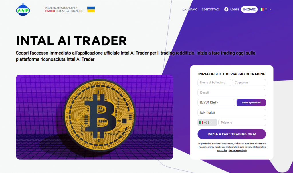 intal ai trader iscrizione