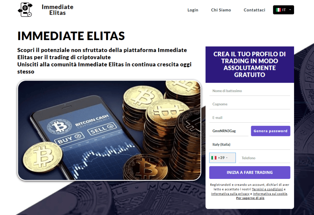 immediate elitas iscrizione