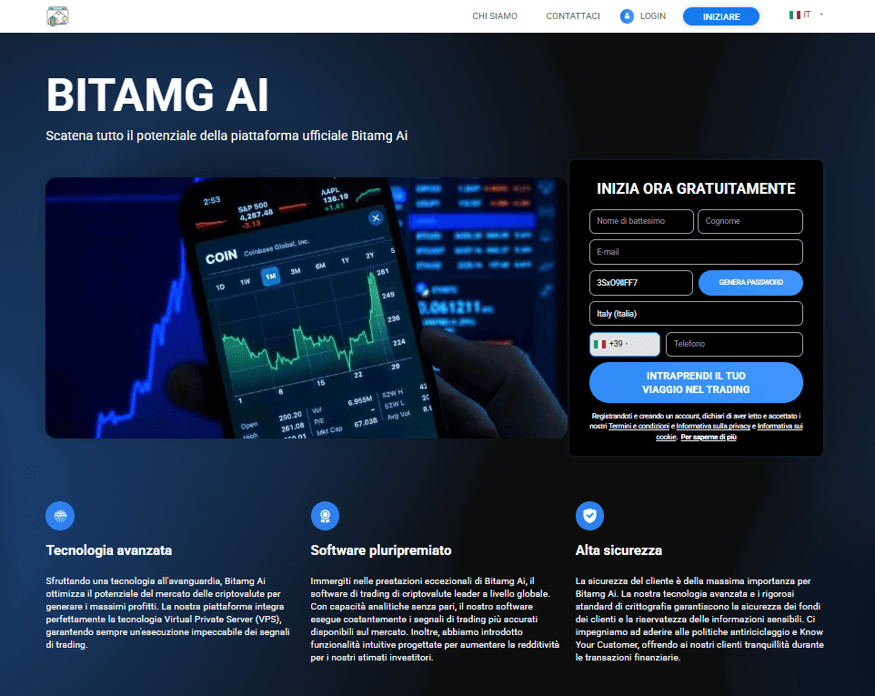 bitamg iscrizione