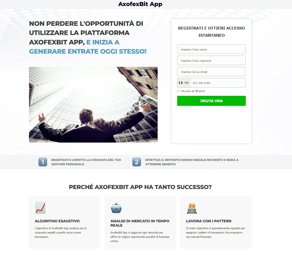 axofexbit app iscrizione