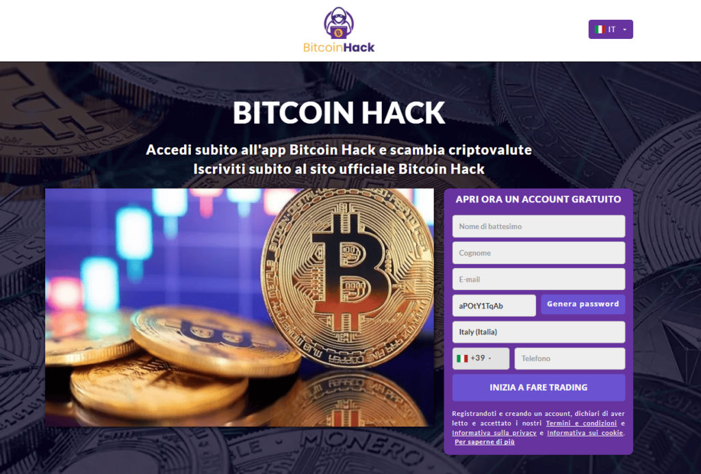 bitcoin hack iscrizione