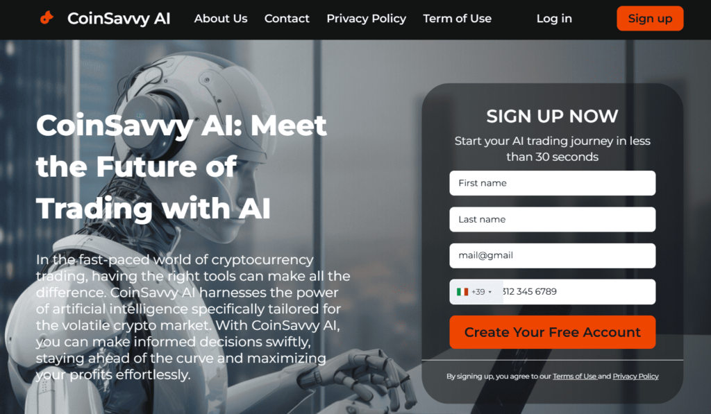 coinsavvy ai iscrizione