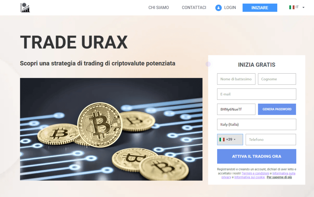 trade urex iscrizione