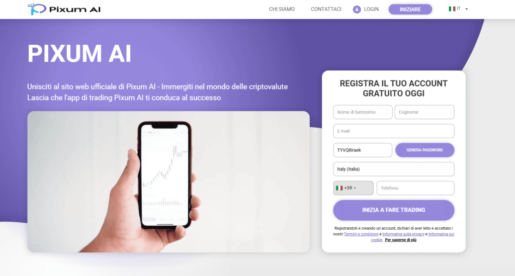 pixum ai iscrizione