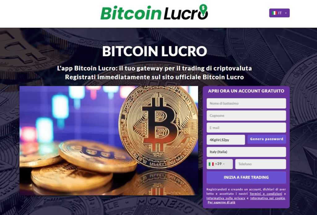 bitcoin lucro iscrizione