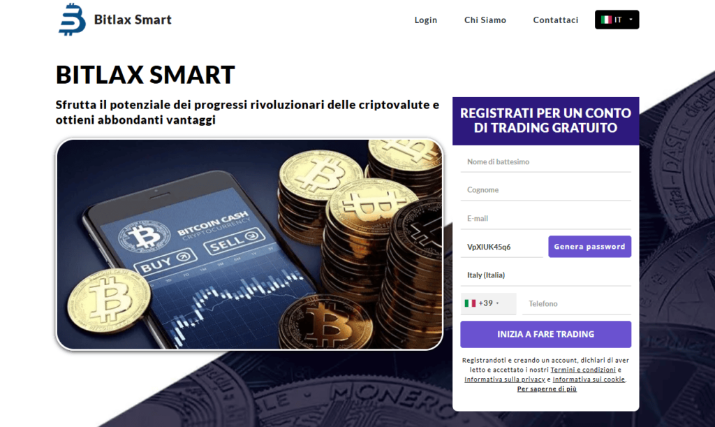 bitlax smart iscrizione