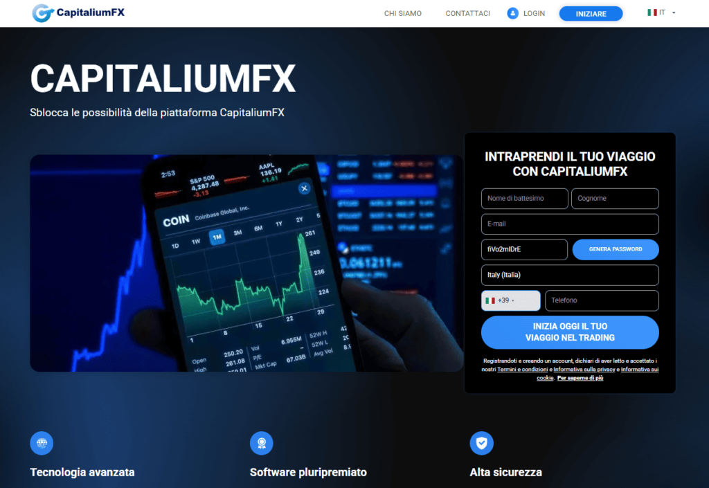 capitaliumfx iscrizione