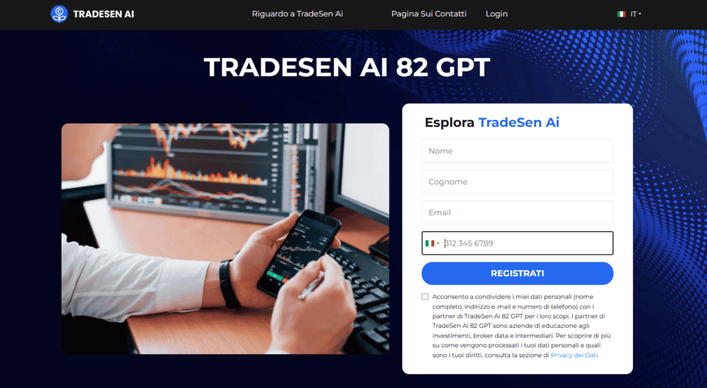 tradesen ai iscrizione