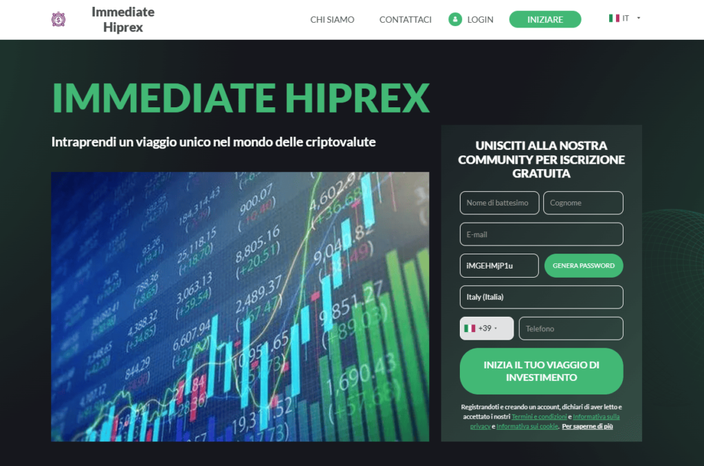 immediate hiprex iscrizione