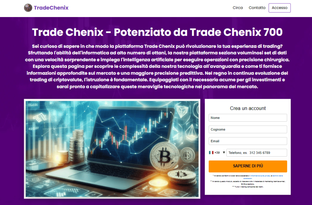 trade chenix iscrizione