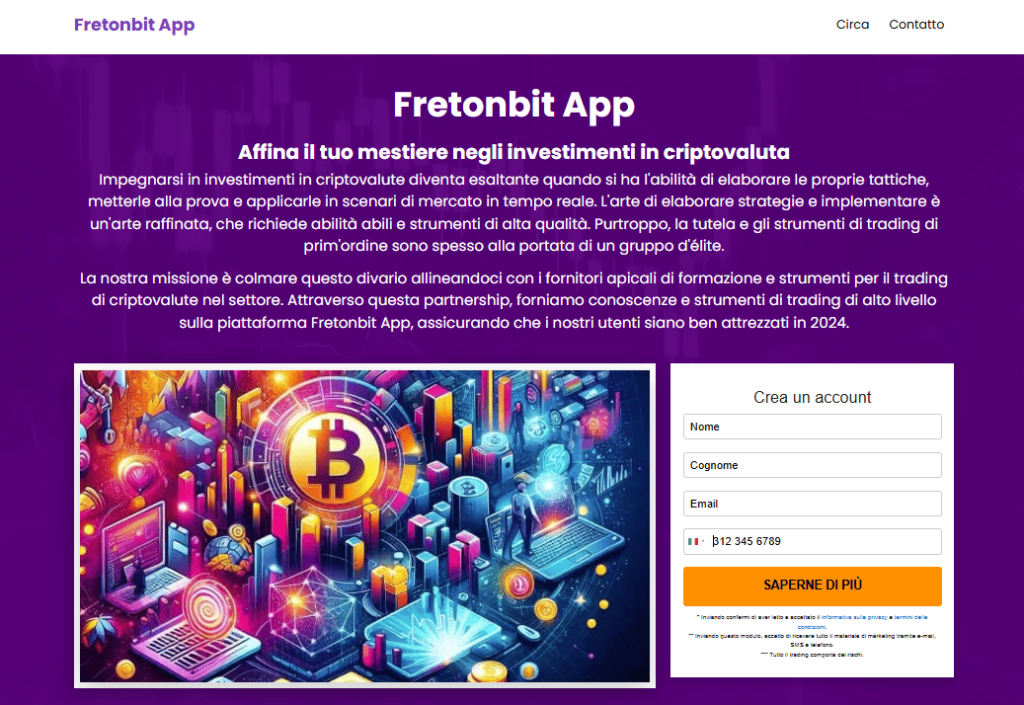 fretonbit app iscrizione